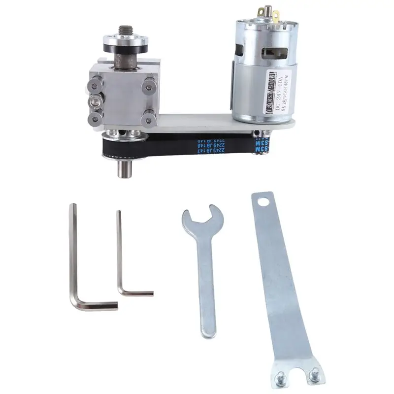 Mini Aluminum Table Saw Lifting Spindle DIY Cutting Polishing Woodworking Spare Parts