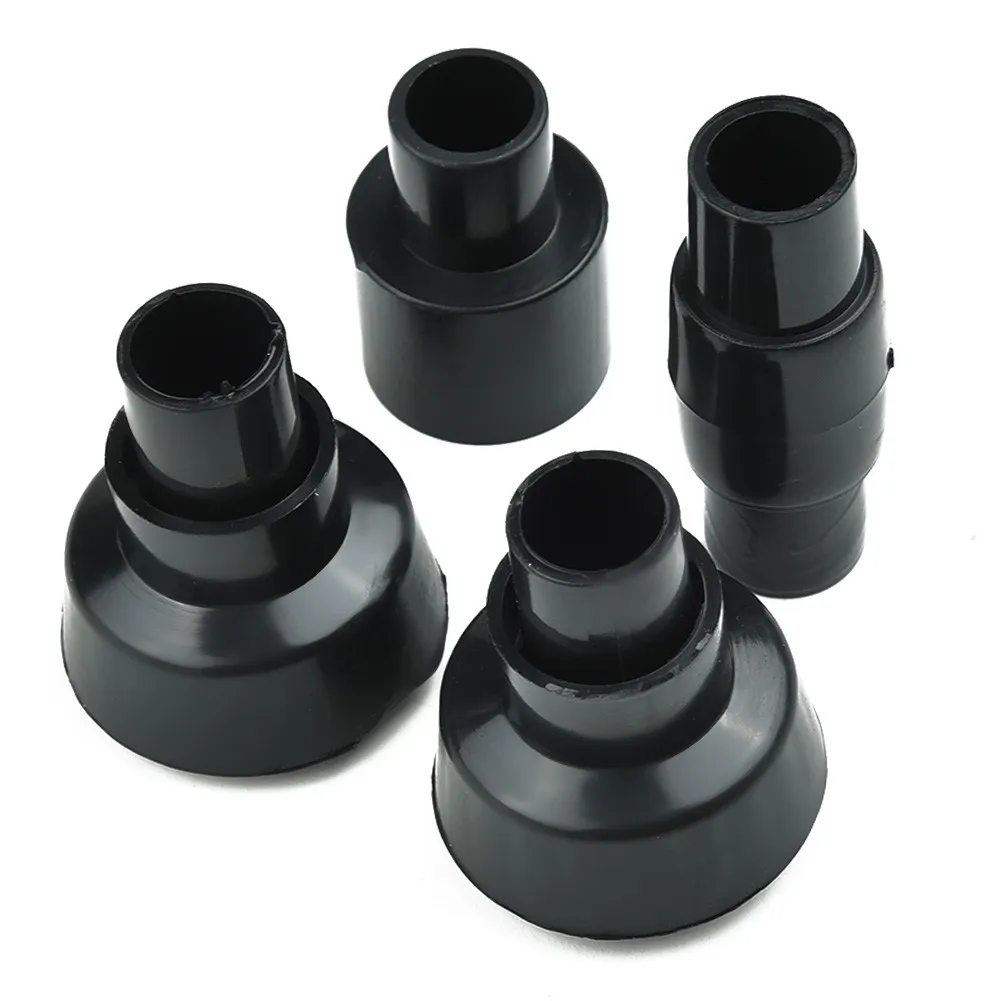 Black Plastic Fountain Nozzles, Set of 8, Compatible with All Water Pumps, Create Custom Water Effects, Easy to Install
