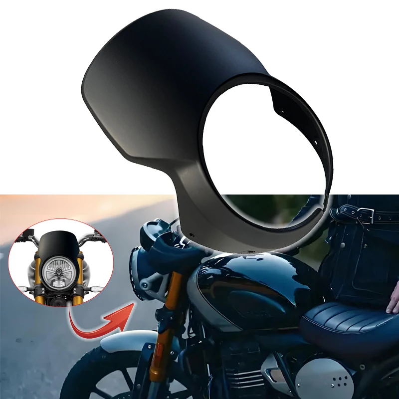 

New 2025 Motorcycle Headlamp Fairing Windshield Headlamp Faceplate Fit For Speed400x scrambler400x Scrambler 400 X 2024-2025
