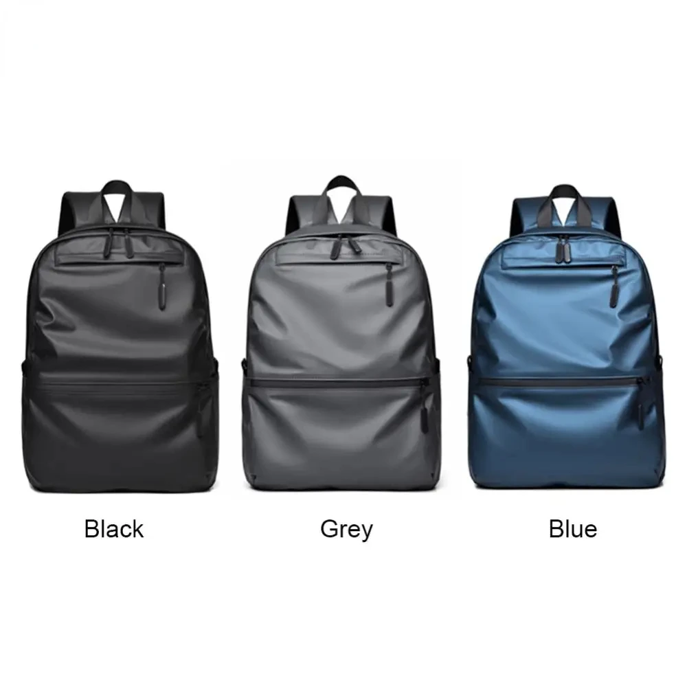 Waterproof Business School Laptop Backpack for Men Polyester Casual Rucksack with Soft Surface Design Lunch bags for men