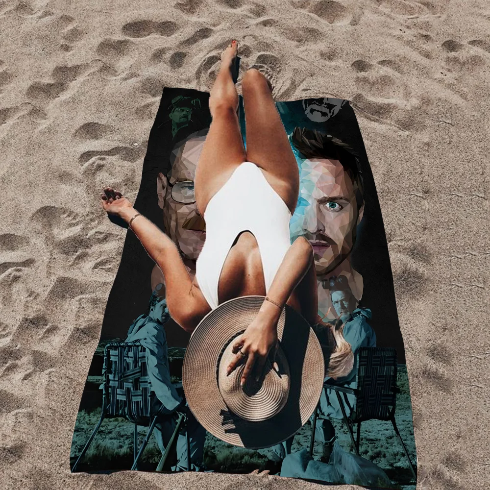 

TV Show B-Break Ing B-bad Microfiber Printed Beach Towel Mountain Climbing Yoga Beach Swimming Running Absorbent Soft Towel