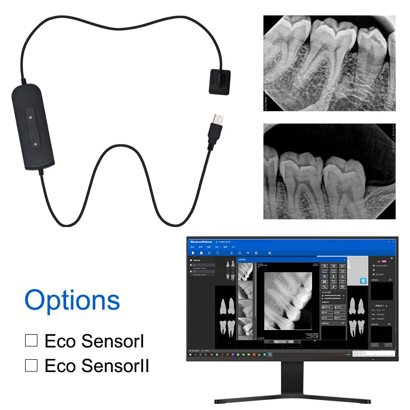 2024 HOT RVG Dental Sensor With Holder Faster/Recycle/Durable USB Intra Oral Camera Digital RVG Sensor Imaging System