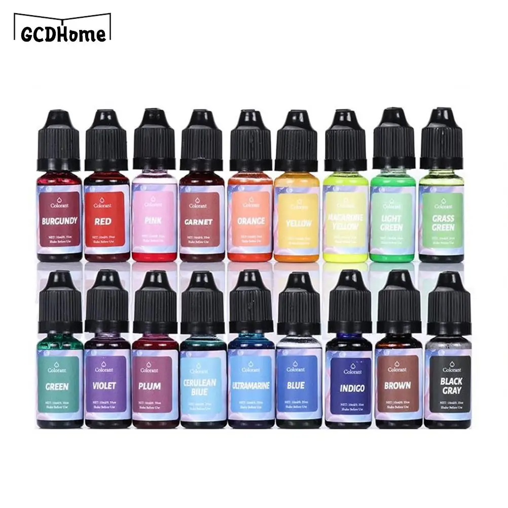 10ml DIY Manual Soap Colorant Tool Handmade Soap Dye Pigments Safe and Non-toxic Base Color Liquid Pigment