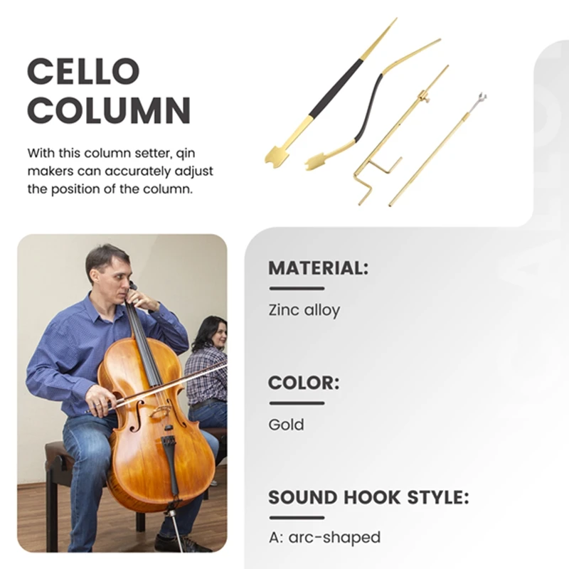 Cello Sound Post SET Cello Sound Post Retriever Setter Installation Tool Cello Making Repair Luthier Tools