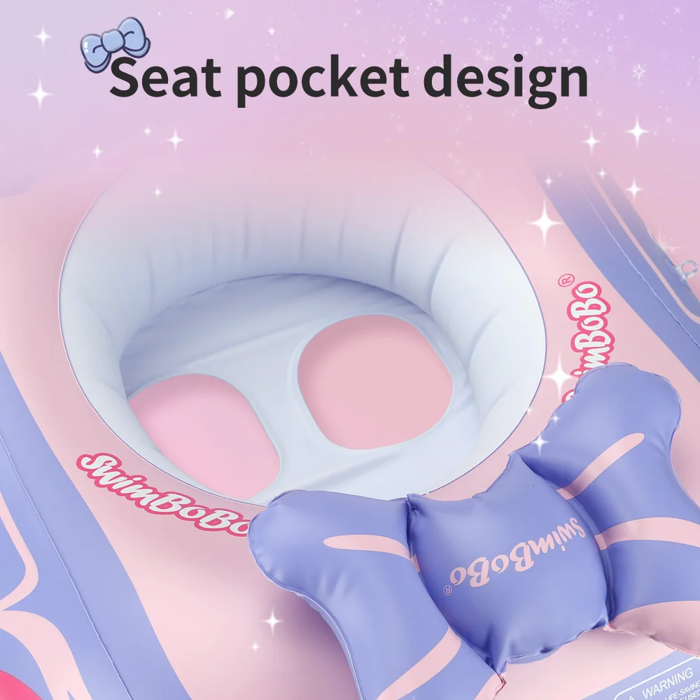 Swimbobo Kids Car Swimming Seat Float Ring Inflatable Infant Floating For Summer Swim Boat Circle Bathing Water Toy with
