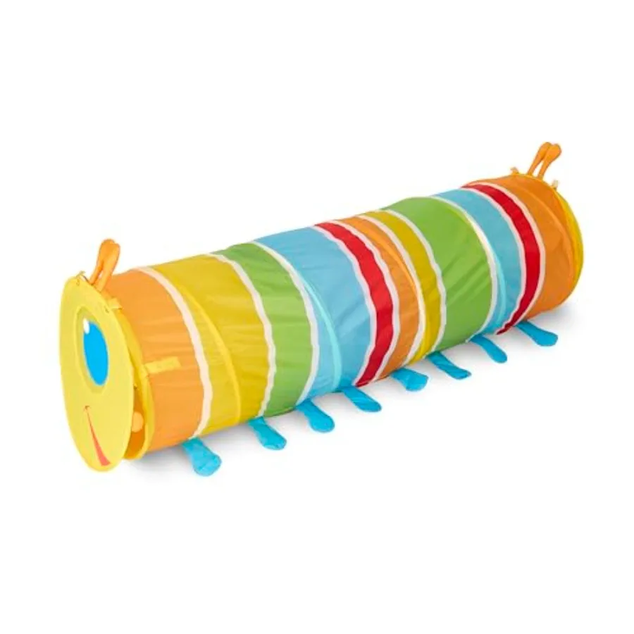 

Sunny Patch Giddy Buggy Crawl-Through Tunnel for Soft Vinyl Material Bright Yellow Color Safe and Durable Design for Indoor Pla