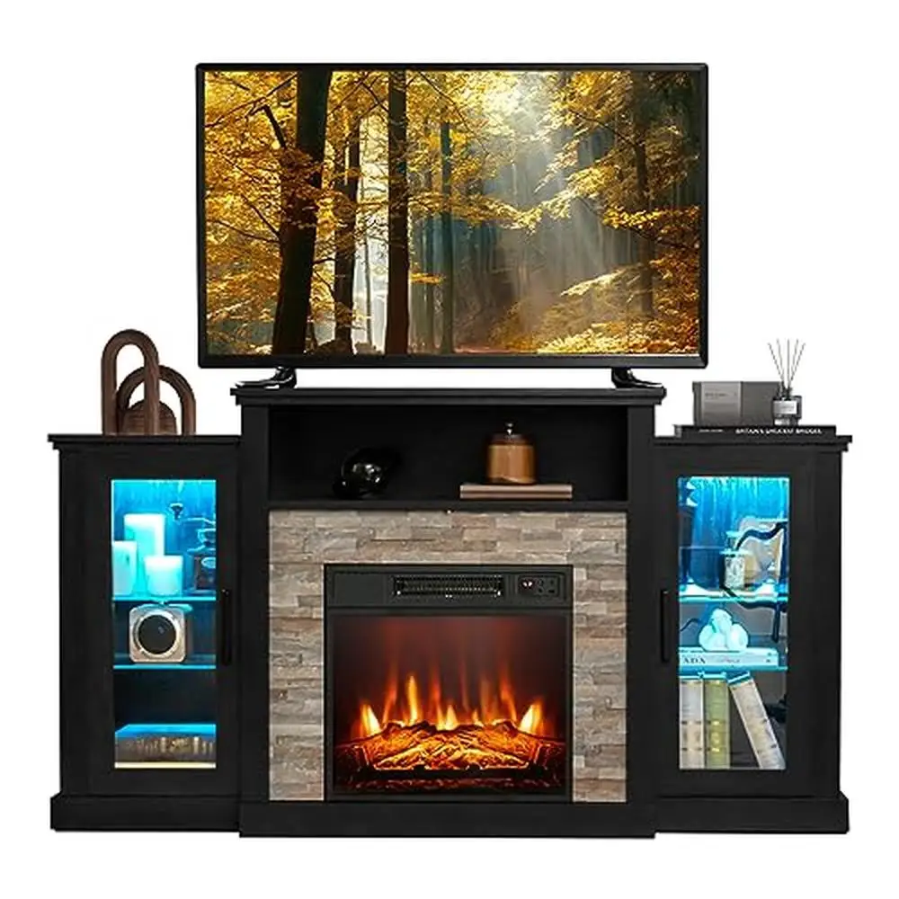 Electric Fireplace TV Stand 65