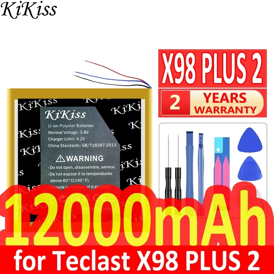 9600mAh/12000mAh KiKiss Powerful Battery for Teclast X98 Air 3G Plus 2 C2D7 P98 P98HD