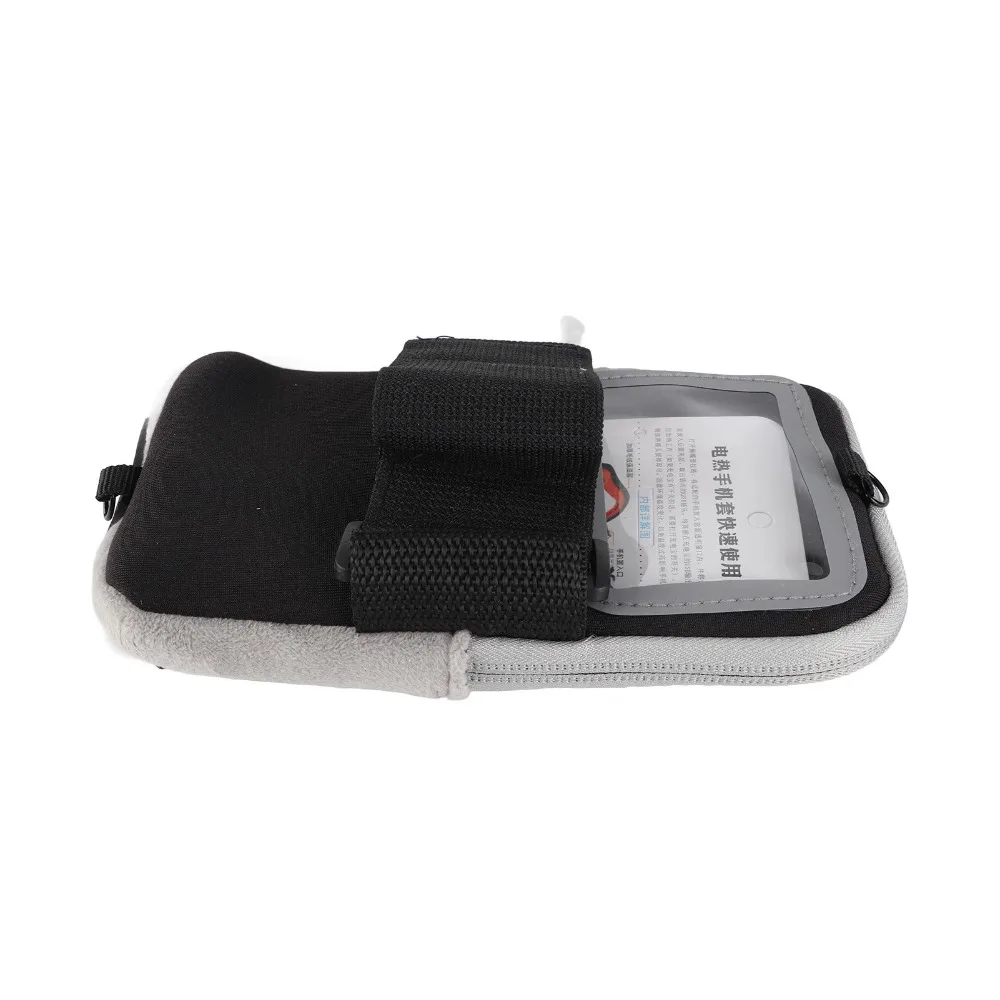 Large Space Electric Heating Bag Waterproof Shockproof USB Heated Pouch Fast Heating Insulated Thermal Phone Case Outdoor Winter