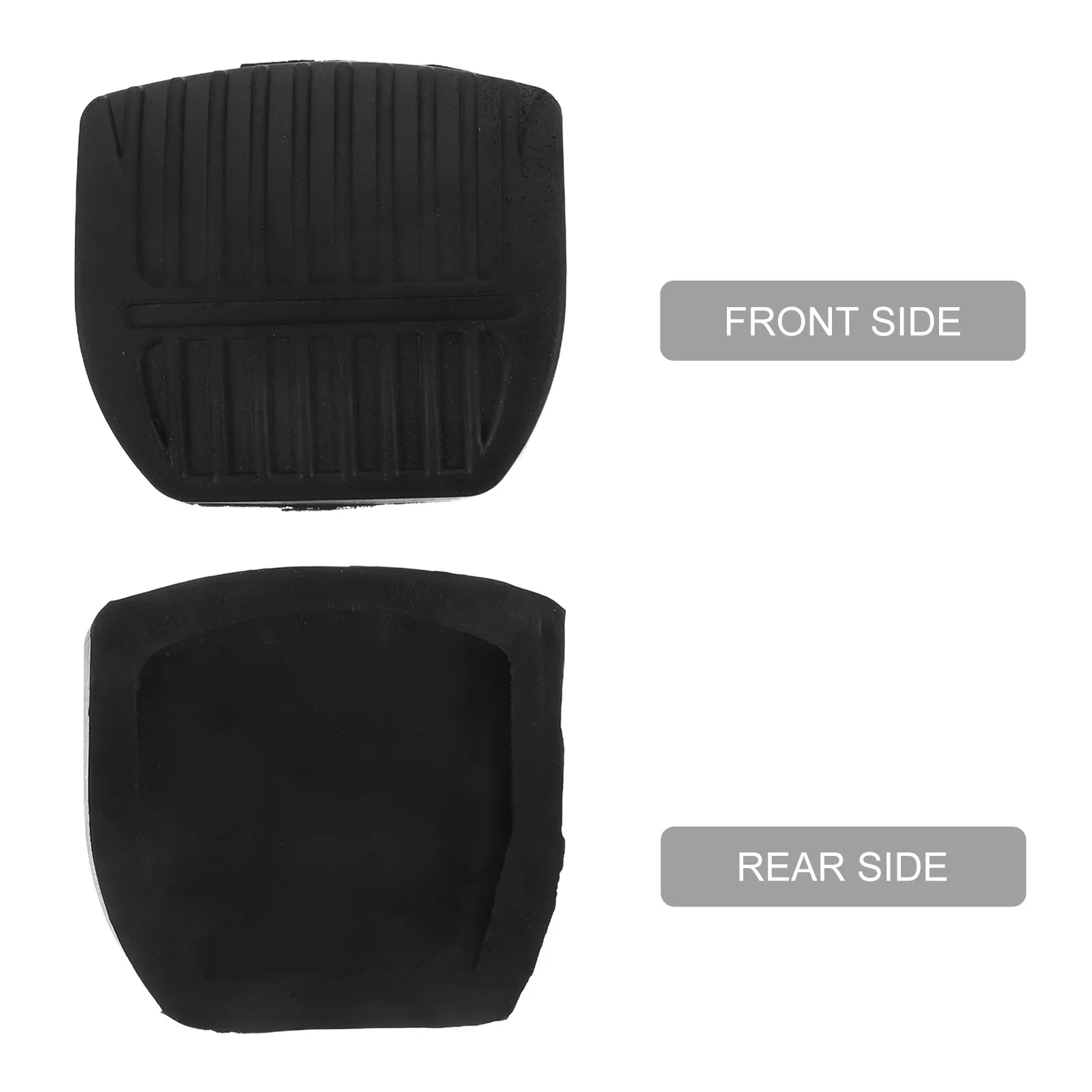 2Pcs Forklift Clutch Brake Pedal Pad Anti Slip Foot Pedal Pad Replacement Heavy Duty Shock Absorbing Automotive Interior