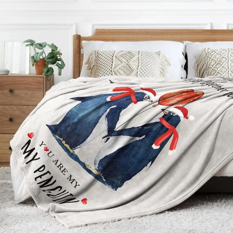 Manta cálida dibujos animados, mantas dibujos animados para sofá cama, regalo único para él o ella