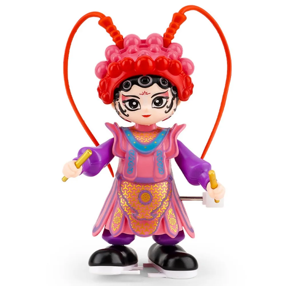

Water Margin Opera Clockwork Doll Winding Spring Wave Hands Walking Dancing Toy DIY Crafts Facial Makeup