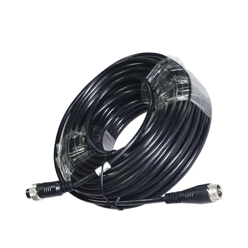 1m 2m 7m 4-core Male-to-mother Car Aviation Line Car Surveillance Camera Cable Video Aviation Head Extension Line F1