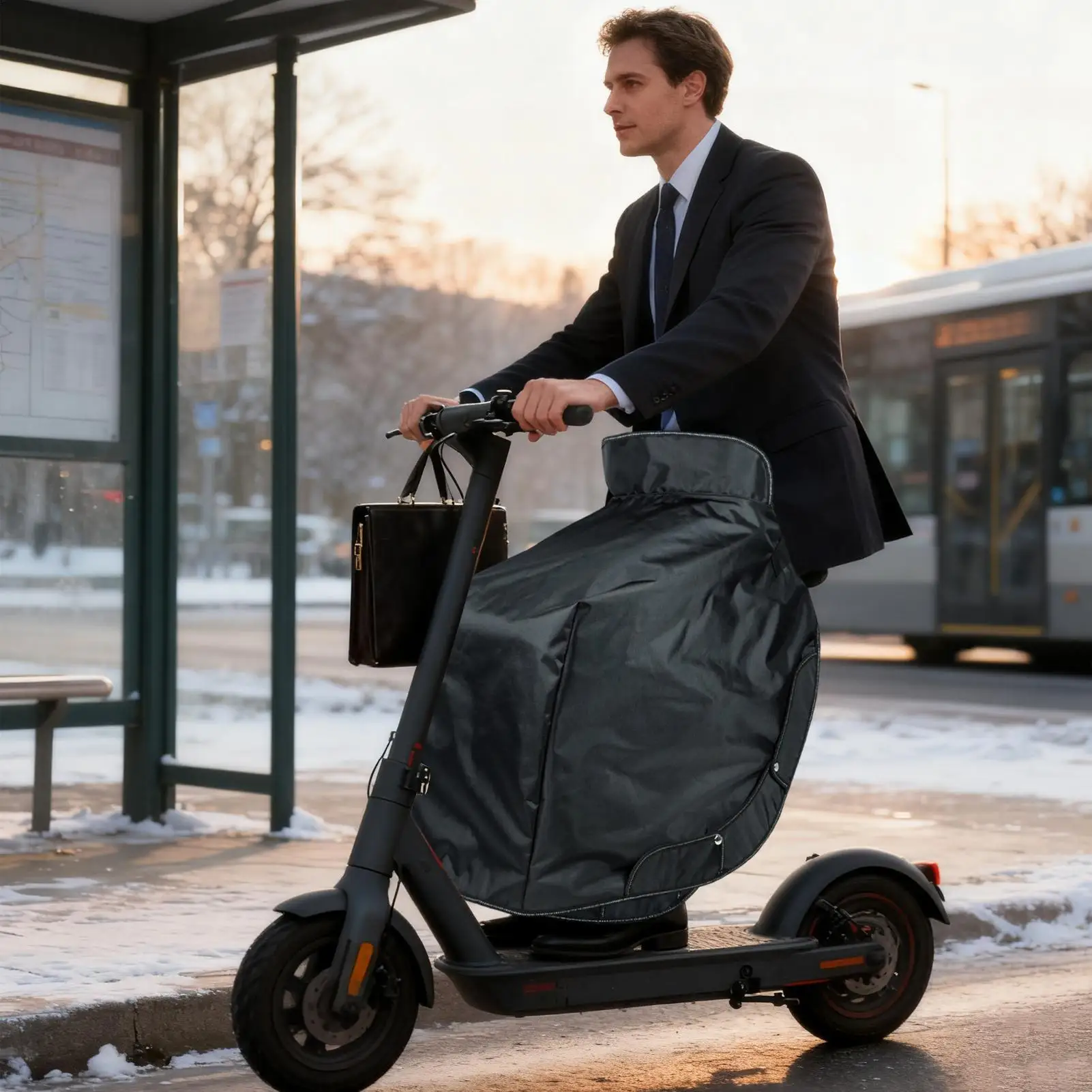 

Одеяло для скутера, водонепроницаемый теплый фартук для электрического скутера, чехол для женщин, мужчин, взрослых, катание на мотоцикле, велоспорт