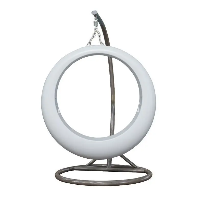 swing outdoor patio, hanging chair household balcony outdoor Internet celebrity clock in adult moon hammock rocking chair