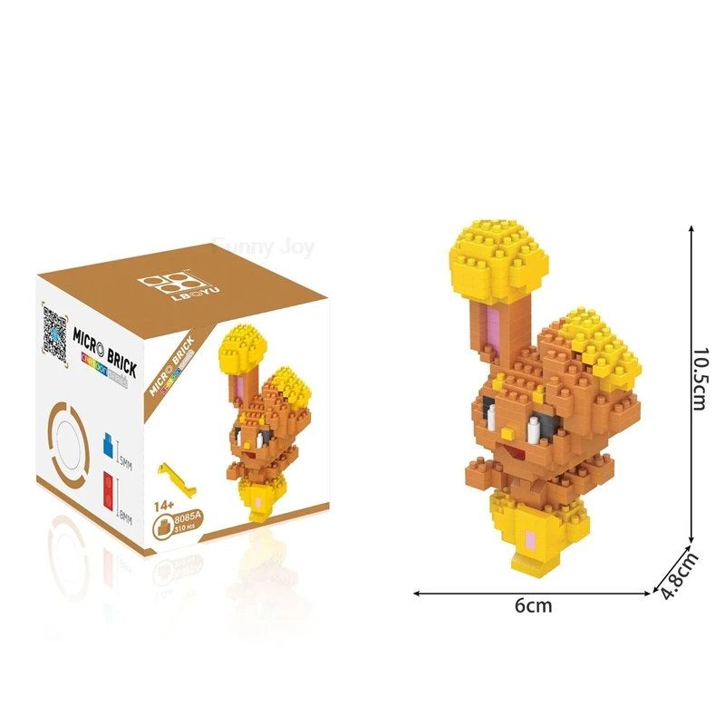 61 Stile Lustige Pokemon-Bausteine Anime Picachu Charizard Puppe Blastoise Bulbasaur Gengar Bausteine Spielzeug für Kinder