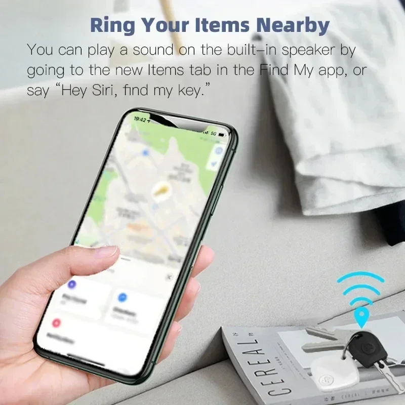 Bluetooth Tracking Device iOS Find My APP Smart Tag GPS Tracker Locator Anti-Lost Alarm Reminder Car Key Dog Pet Kid Finder