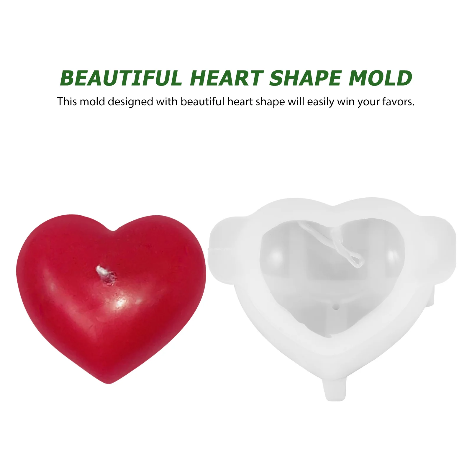 

Heart Shape Mold For Making Soap Crafting Wax Melts Diy Aromatherapy Resin Heart Wax Mold Casting Craft Tool
