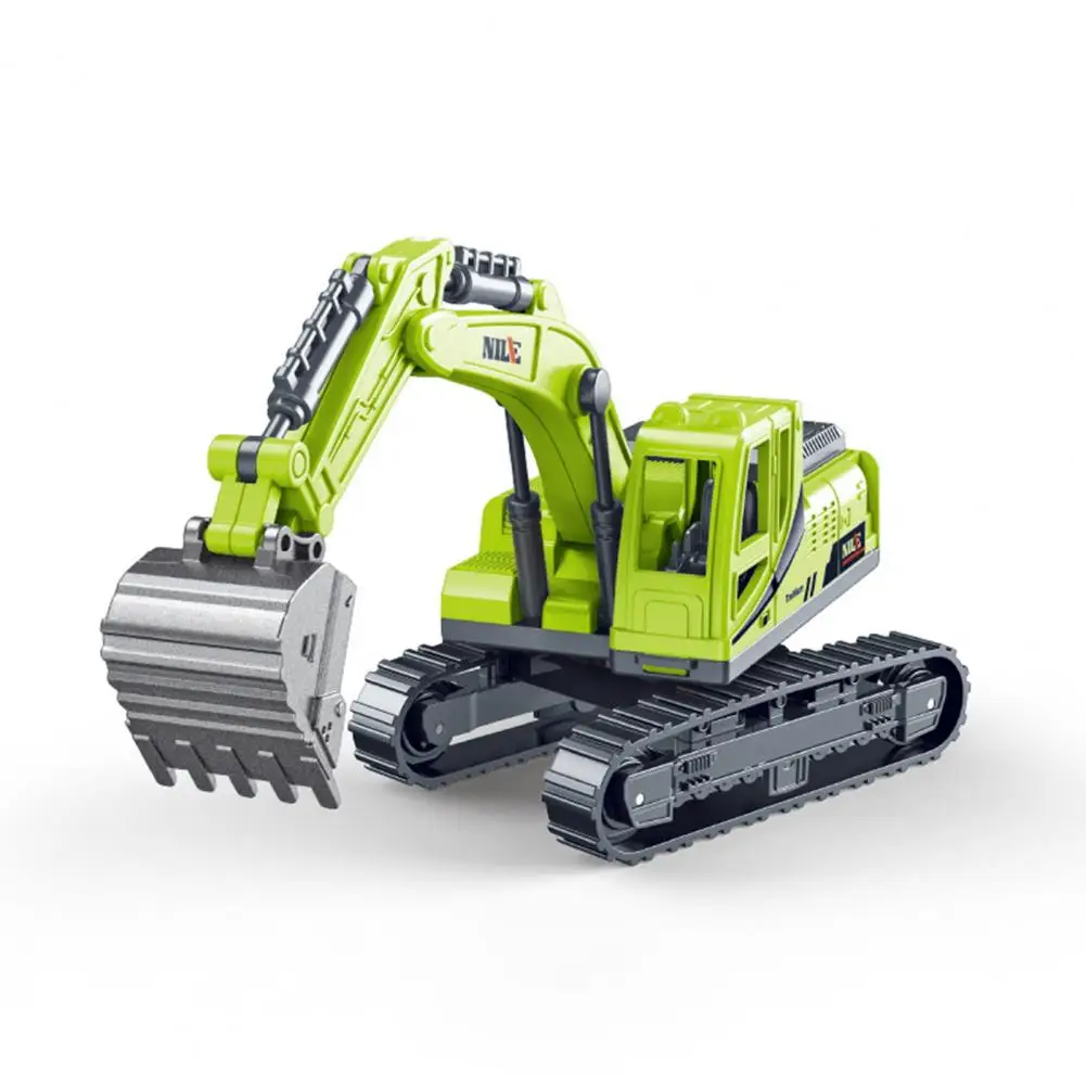 Kids Excavator Model Kids Excavator Toy with Movable Joints 360-degree Rotatable Construction Vehicle Model for Toddlers