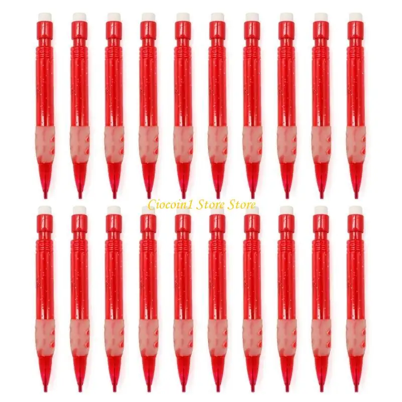 A3PC 0.7MM Short Automatic Drwaing Pencil with Small Eraser for Writing Drawing