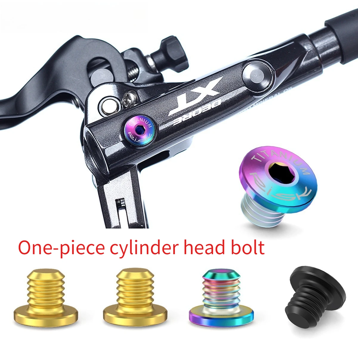 Mountain Bike Hydraulic Disc Brake Master Cylinder Cover Retaining Screw XT Brake Bleed and Fluid Replacement Titanium Screw