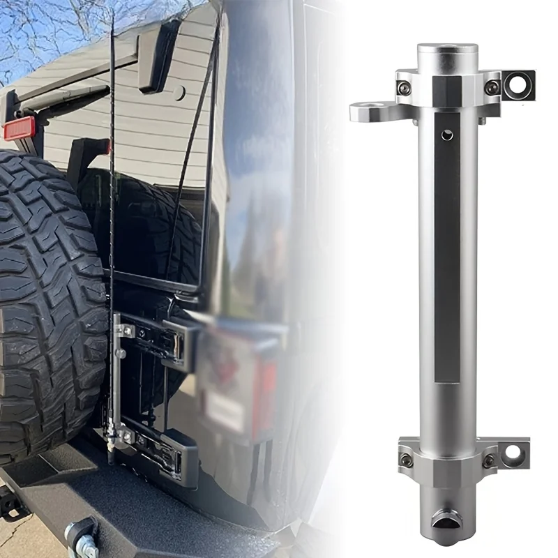 

Кронштейн для антенны и флагштока на заднюю дверь, 2-в-1, алюминиевый, для Jeep Wrangler JK JL (2007-2024), универсальный