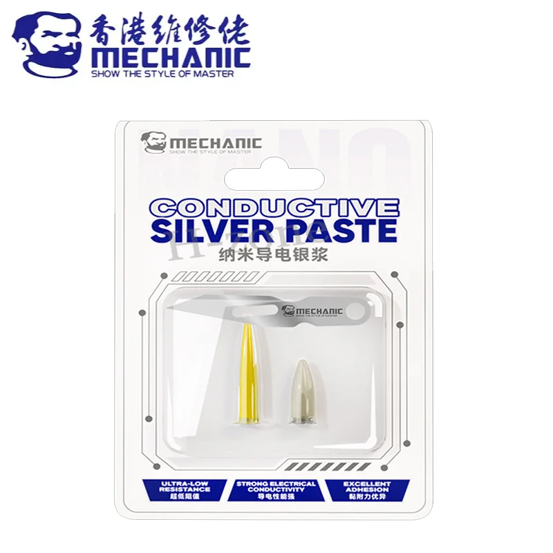 MECHANIC NANO20 iPhone 안드로이드 전화 수리를위한 나노 전도성 실버 페이스트 유연한 스크린 회로 수리 ITO 실버 페이스트