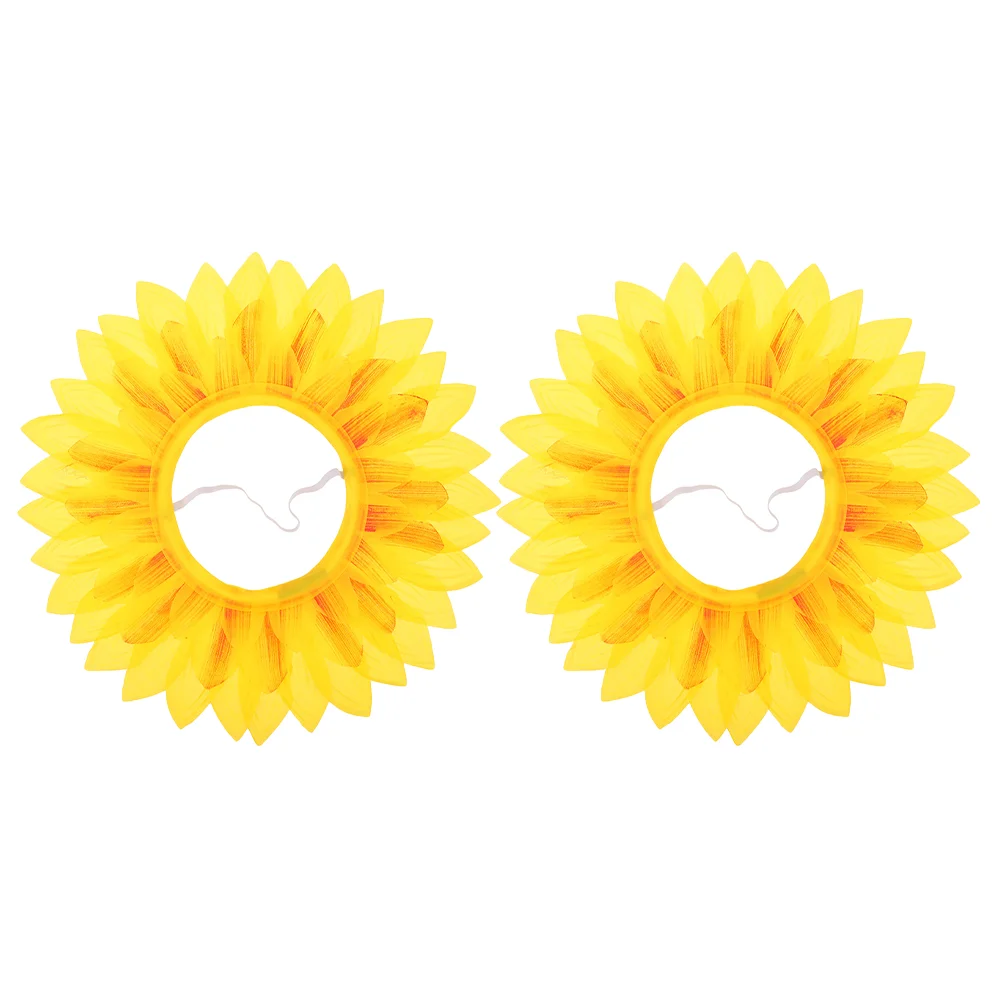 

Sunflower Headgear Headband Costume Photo Booth Props Baby Headpiece Party Favors Kids Clothes Petal Clothing