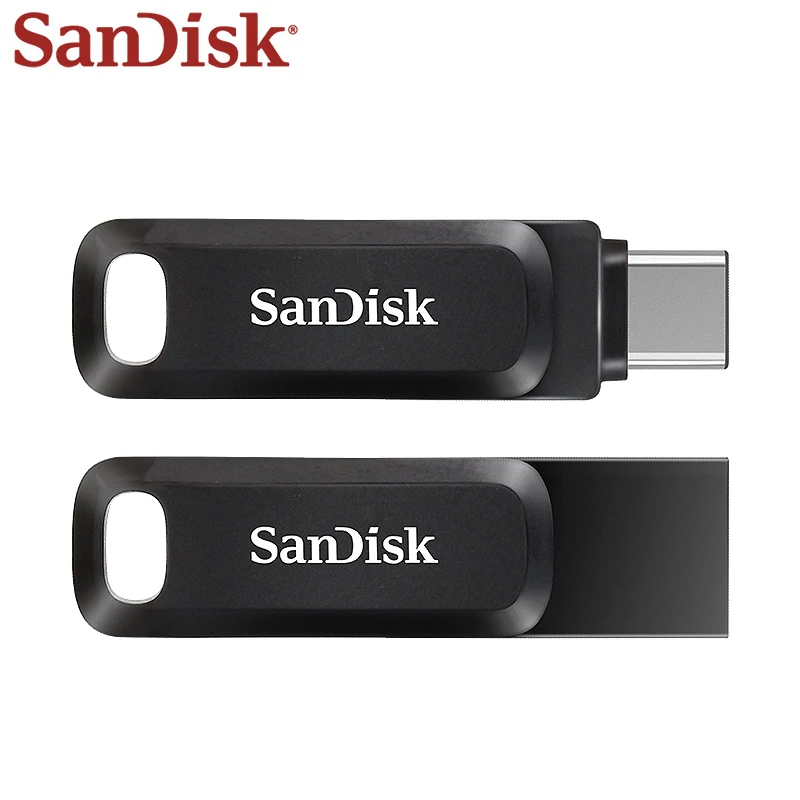 SanDisk Tipo-A Dual Pen Drive 64GB 128GB OTG USB Flash Drive para iPhone 15 16 Tipo-C 256GB 512GB Max 400Mb/s USB 3.1 Pendrive