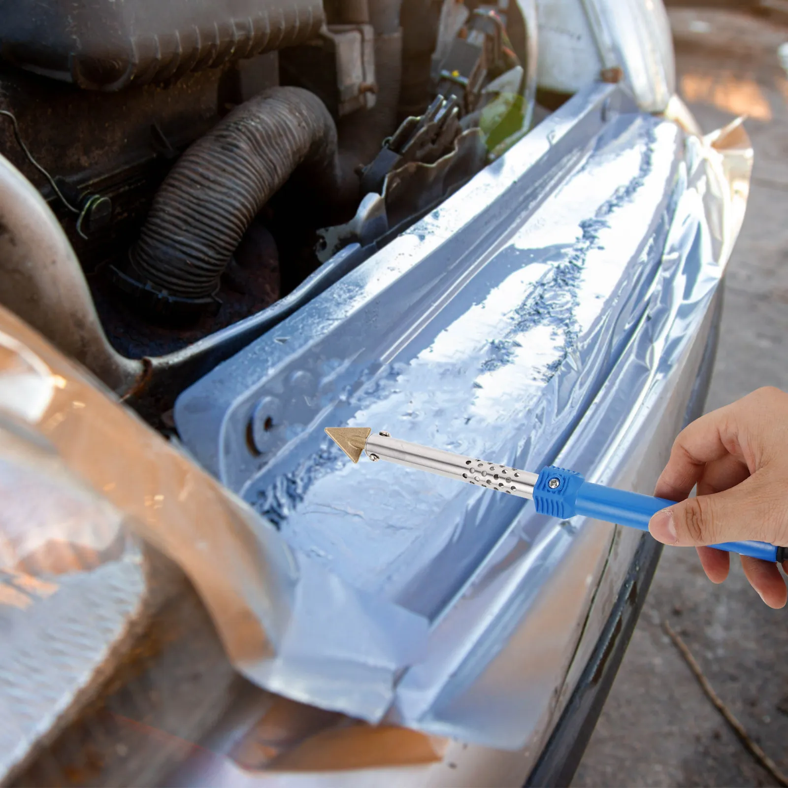 

Car Plastic Welding Tool Plastic Bumper Repair Pen Auto Bumper Fix Stapler Dent Remover Tool Us Plug Car Scratch Repair