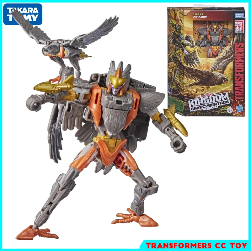 

Женская экшн-фигурка Takara Tomy Transformer Kingdom Series в наличии Airazor коллекционная игрушка-робот хобби