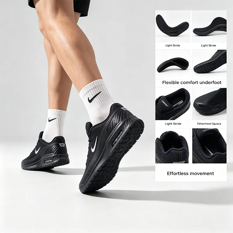 Nike Men Casual Shoes, Lightweight Breathable Non-slip Wear Resistant Comfort Daily Street Outdoor Walking Sneakers IM5072-001 - view 5