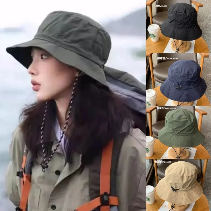 المحمولة مقاوم للماء التجفيف السريع صياد Sunhat للجنسين في الهواء الطلق الصيف المضادة للأشعة فوق البنفسجية حماية التخييم التنزه قبعة بنما قبعة بحافة #3