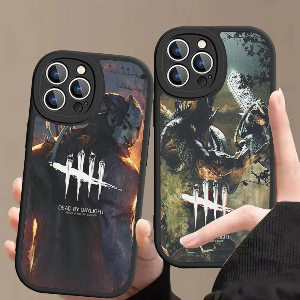 Coque de téléphone Game D-Dead B-By Daylight pour iPhone 16 15 14 11 12 13 Pro Max Plus, coque arrière en cuir