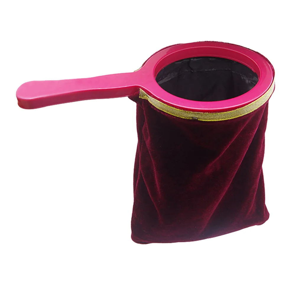 1pc Stage Trick Props Universal Change Bag For Performance Red Handle Professional Festival Gift