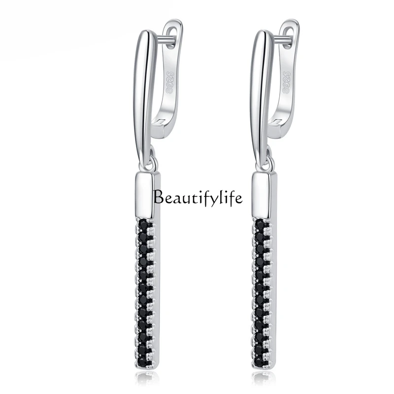 

European and American fashion personality long line women's earrings, accessories