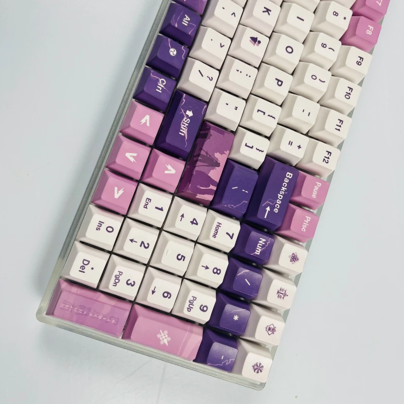 Asli Genshin tema dampak bunga menikah Tuhan PBT bahan Keycap dengan lima sisi sublimasi termal pabrik asli