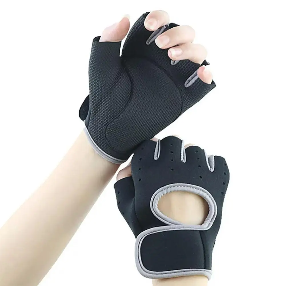 Half Finger Gloves Sport Gym Weight Lifting Exercise Fitness Gloves For Men Women Gym Fitness Hand Support