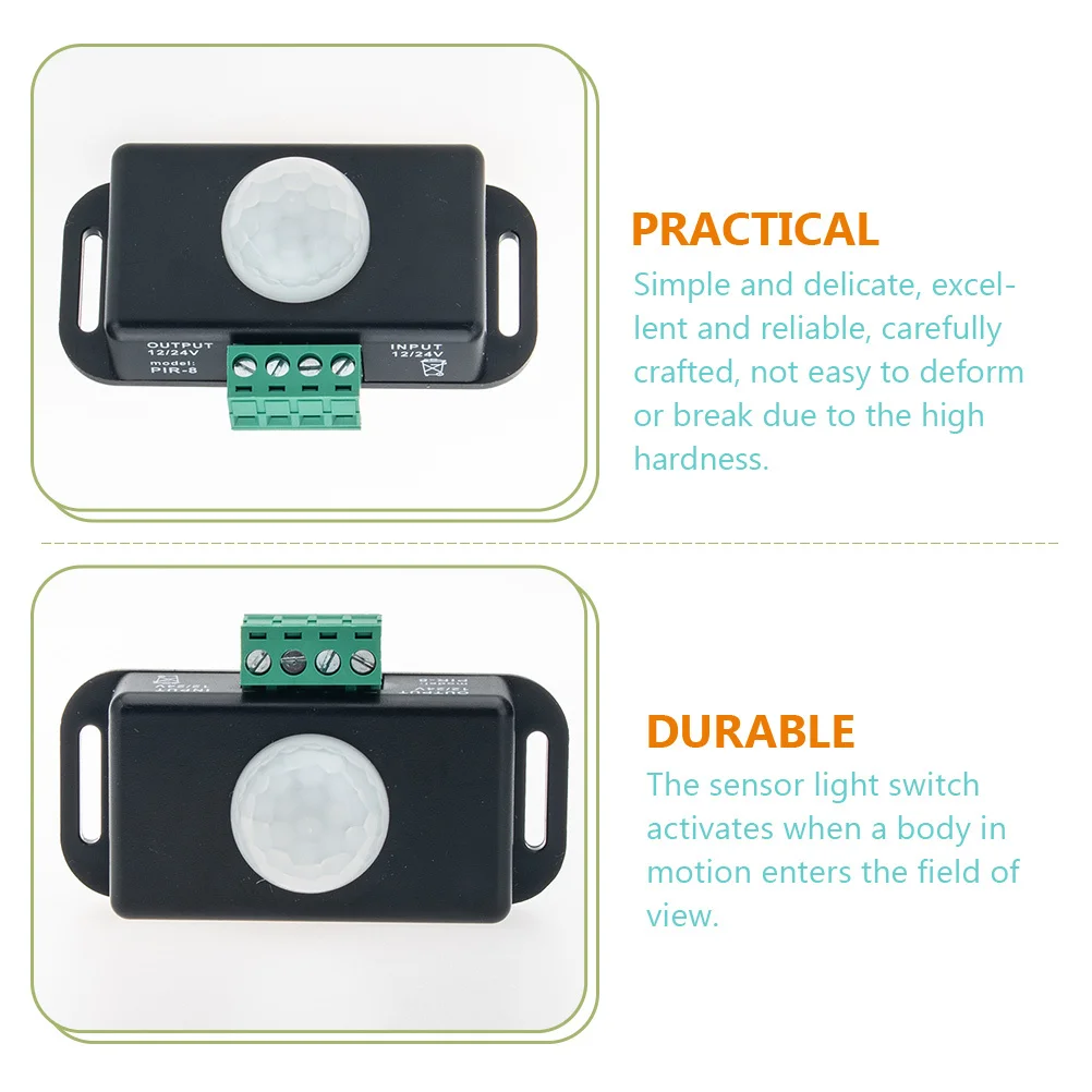 

Smart Motion 12-24V Adjustable Delay Pir Sensor For Cabinet Stair Entrance Lighting 12V Motion Activated Switch