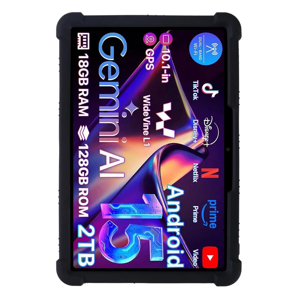 

For OYEFIT T10 Tablet Case 10.1 Inch with Stand Silicone Universal Children's Protective Cover for Kids Durable Tablet Protector