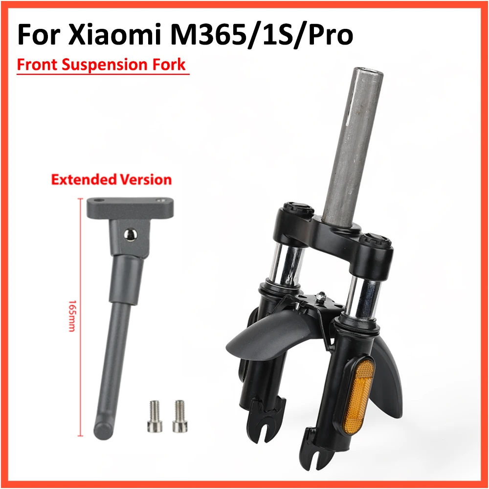 

1S Front Shock Fork for Xiaomi M365 Pro Electric Scooter Modified Damping Suspension Absorber Extended Kickstand Parts