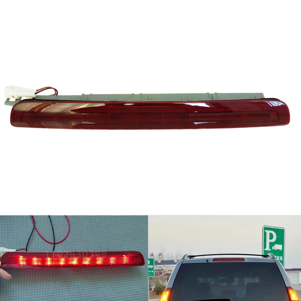 1Pc 3rd Brake Light For Toyota Land Cruiser LC200 04-09 For Lexus GX470 03-09 Rear LED Third Stop Signal Additional Tail Light