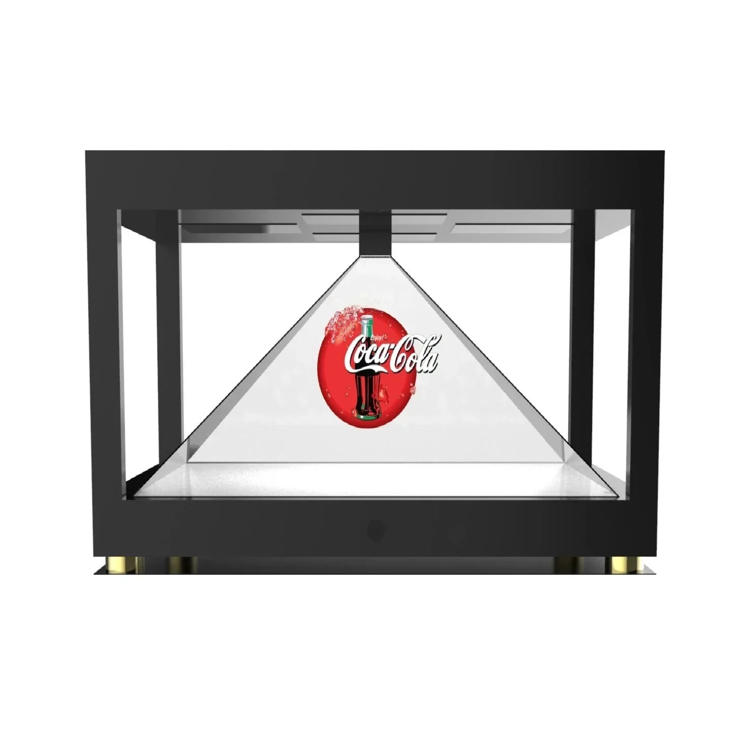 1 × 1 م عرض هرم ثلاثي الأبعاد / عرض ثلاثي الأبعاد / صندوق ثلاثي الأبعاد على الإعلان