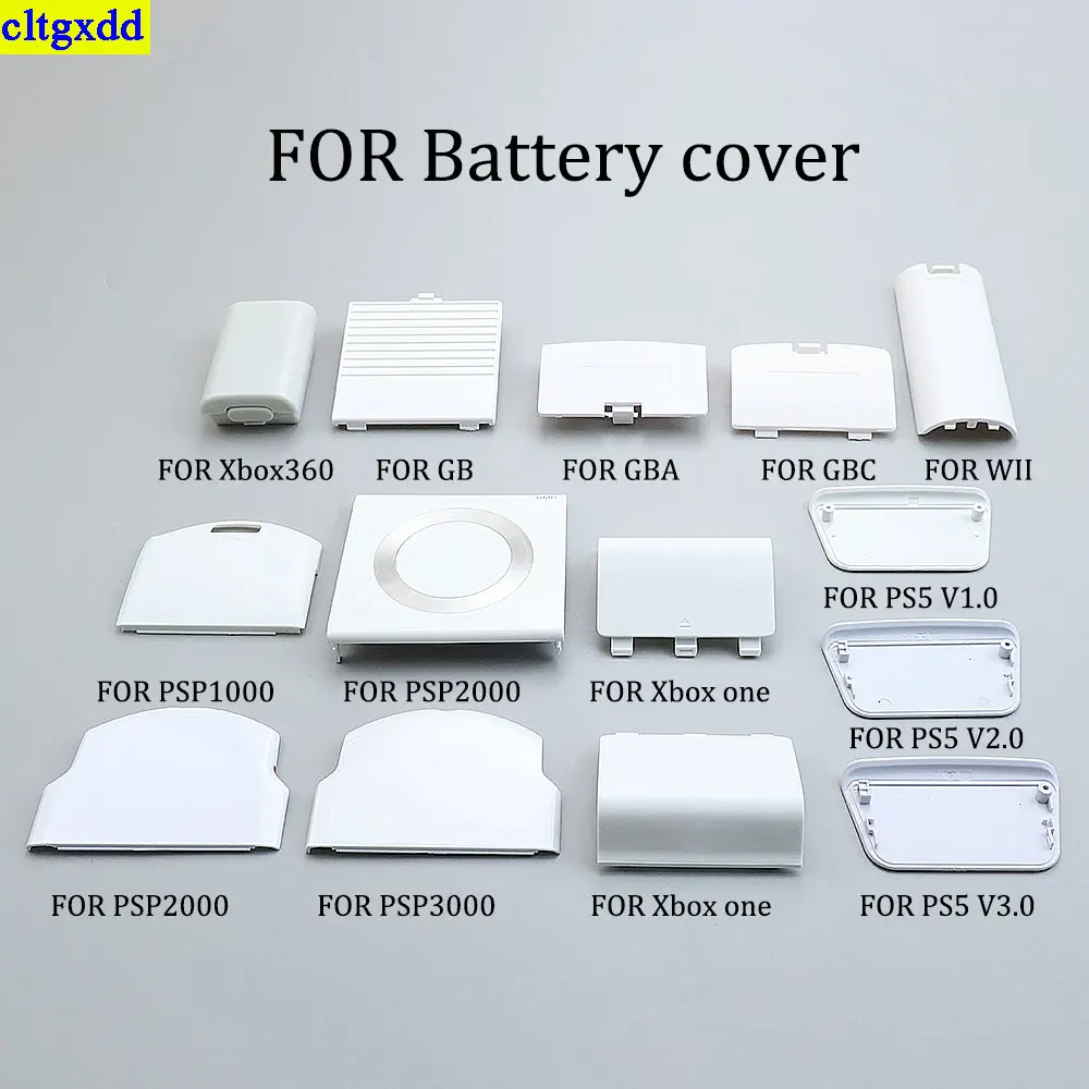 

cltgxdd 1 piece FOR Xbox 360/Xbox One/Xbox One series X S/GBA/GB/GBP/GBC/Wii/PSP1000/2000/3000/N64 Replacement of battery cover