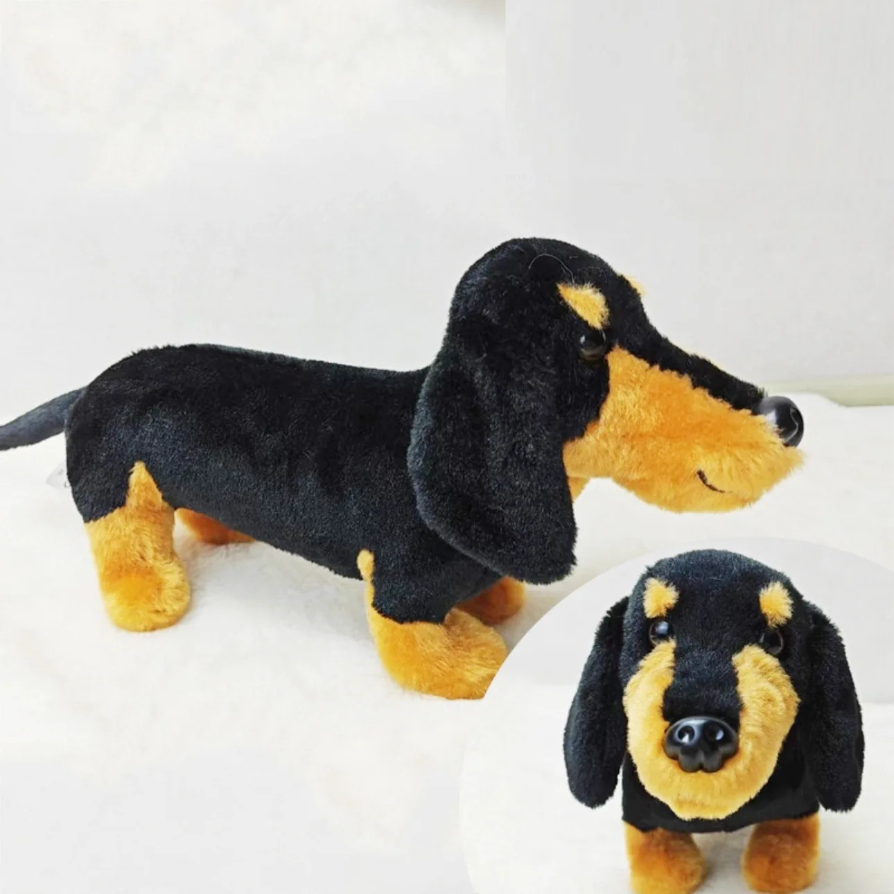 25cm carino salsiccia cane peluche peluche cucciolo cuscino bambola per bambini bambino confortevole compleanno regalo di natale