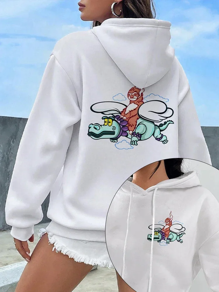 Japanese Anime Prints Hoodies Corridos Tumbados Merch Women's Fleece Hooded Pullover Fashion Loose Casual Hip Hop Sweatshirts