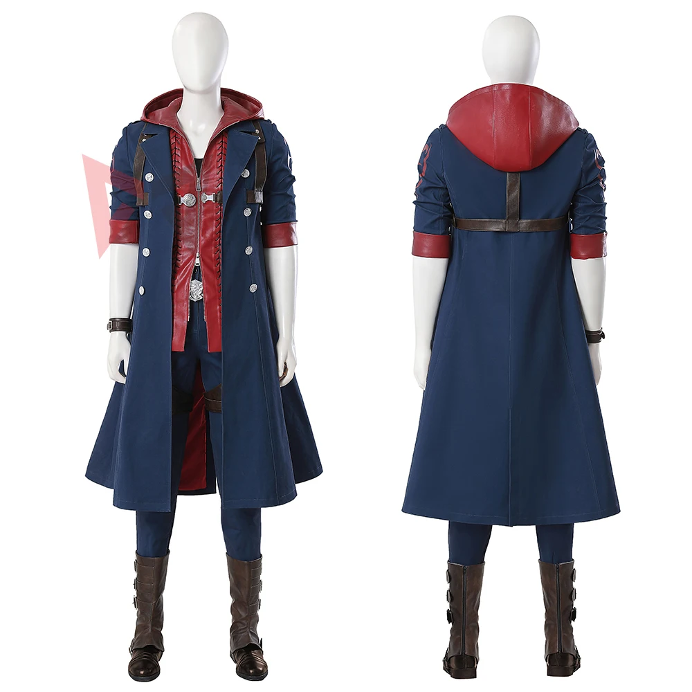 

Новый костюм для косплея Deviling May Cryes 4, жилет, брюки, куртка, пояс для игровой вечеринки, Хэллоуина, индивидуальный заказ