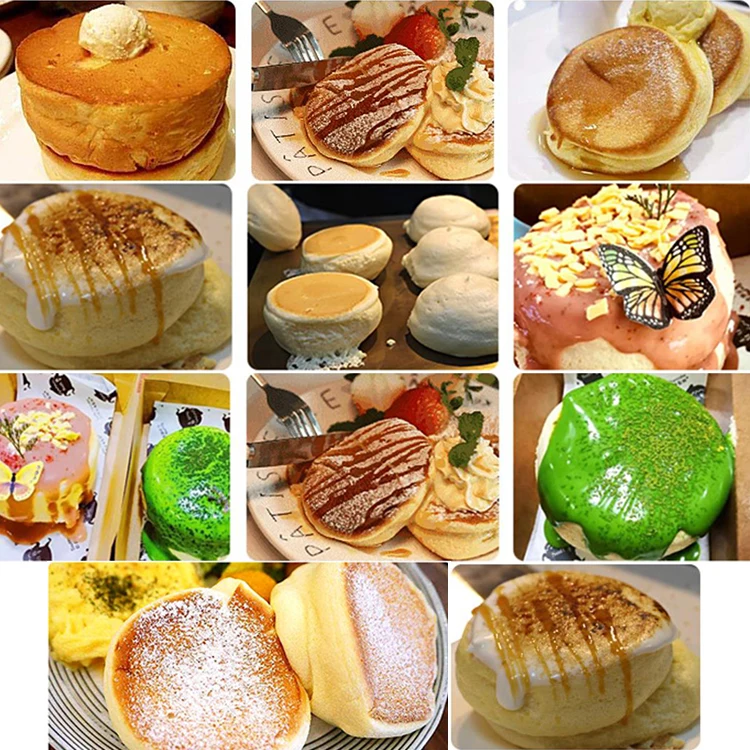 New Commercial Digital Display Electric High Productivity Large Capacity Pancake Maker for Snack Crepe and Souffle