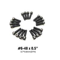 Star Drive Socket Head Cap Screws #6-48 Full Thread Steel -20Pcs   Accessories