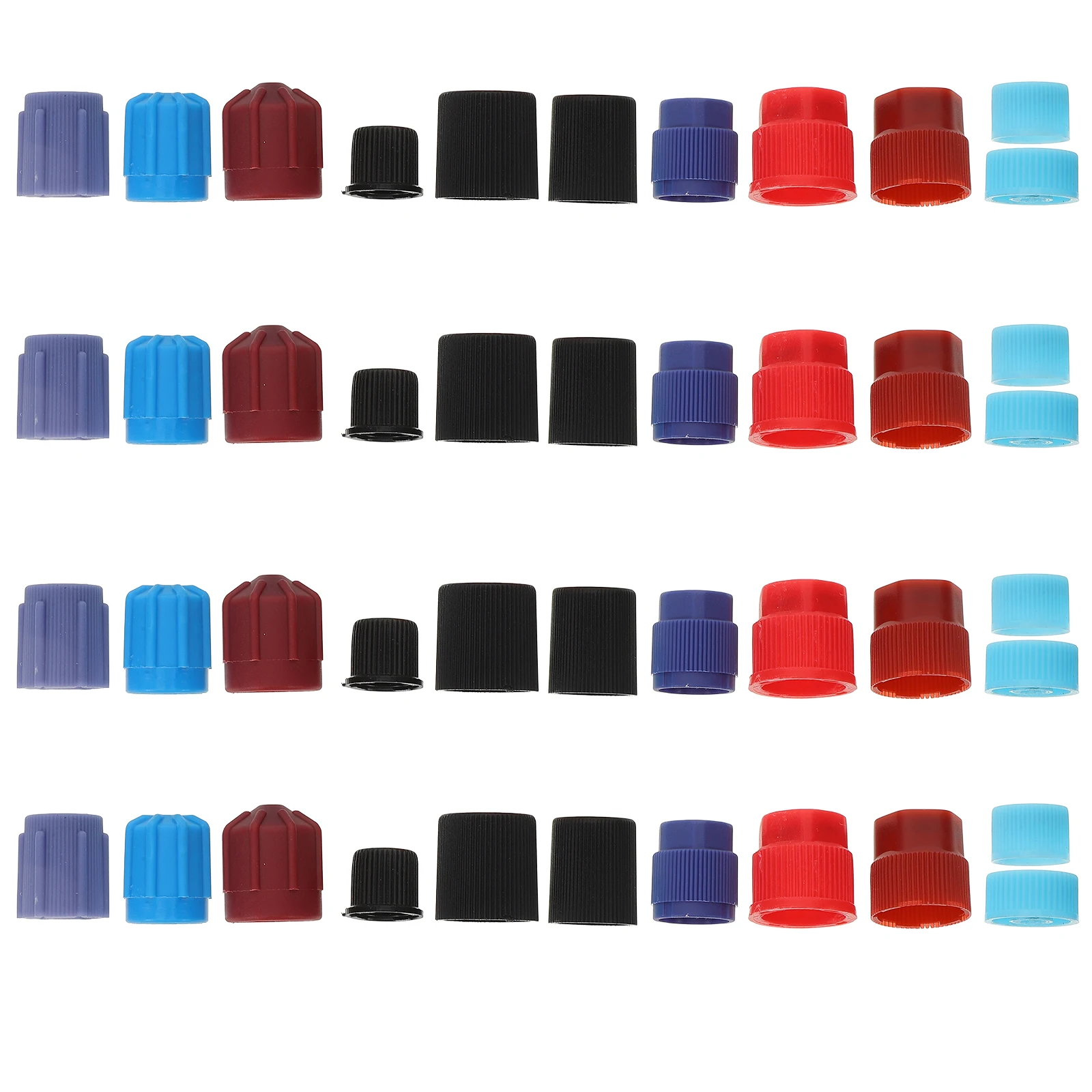 

77pcs Core Cap Combination Set for Car Air Conditioning Repair with Valve Core Caps For Cars Protective Covers Durable